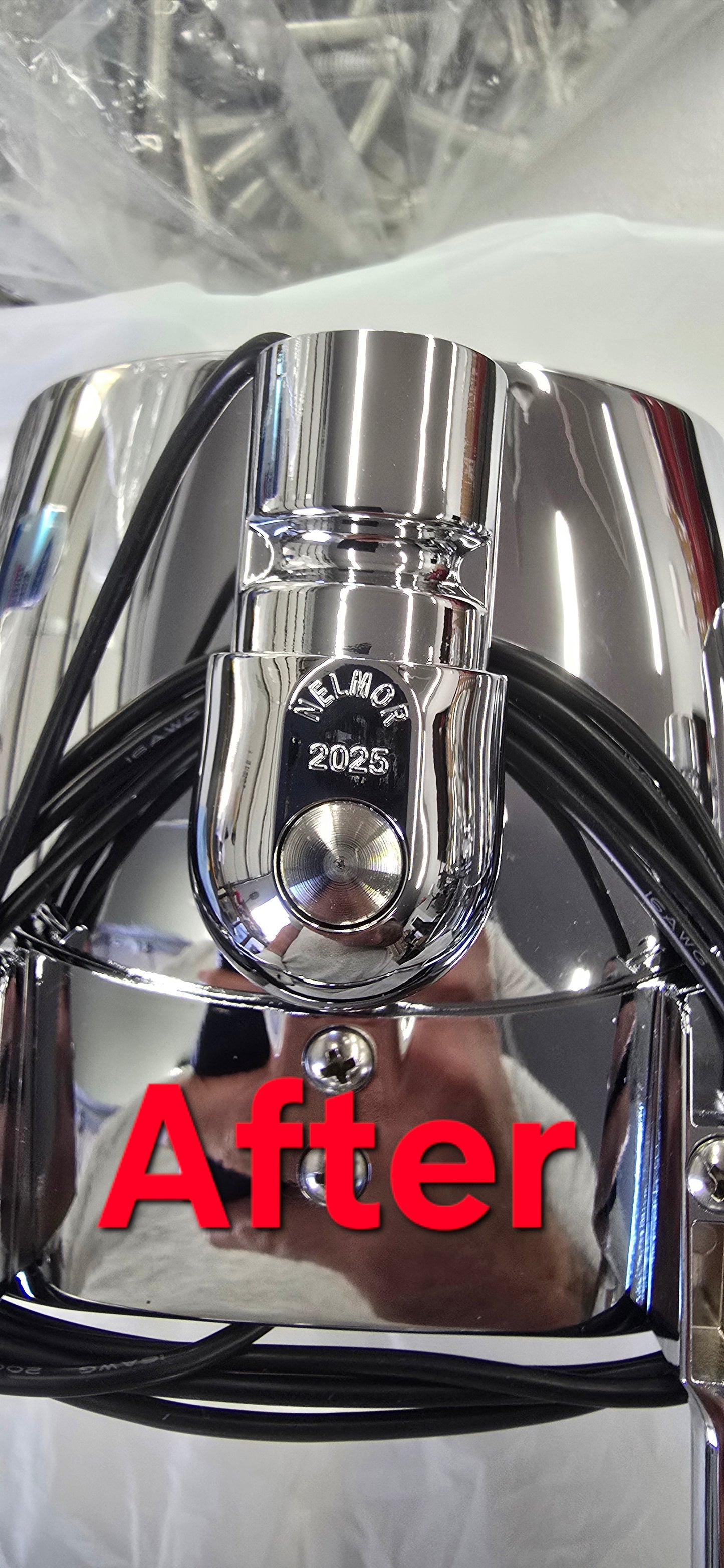 (Pair) Stainless steel shoulder bolt for Nelmor Trailmaster Spotlights