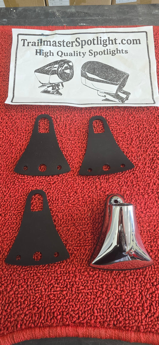LIMITED SALE!! PAIR BASE 1959 and 1958 for Nelmor Trailmaster Spotlight