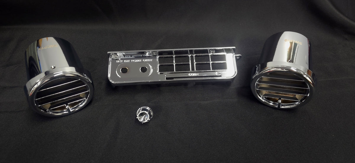 1959- 1960 Impala Ac Vents (sold in pairs) and 1959 Impala Center vent